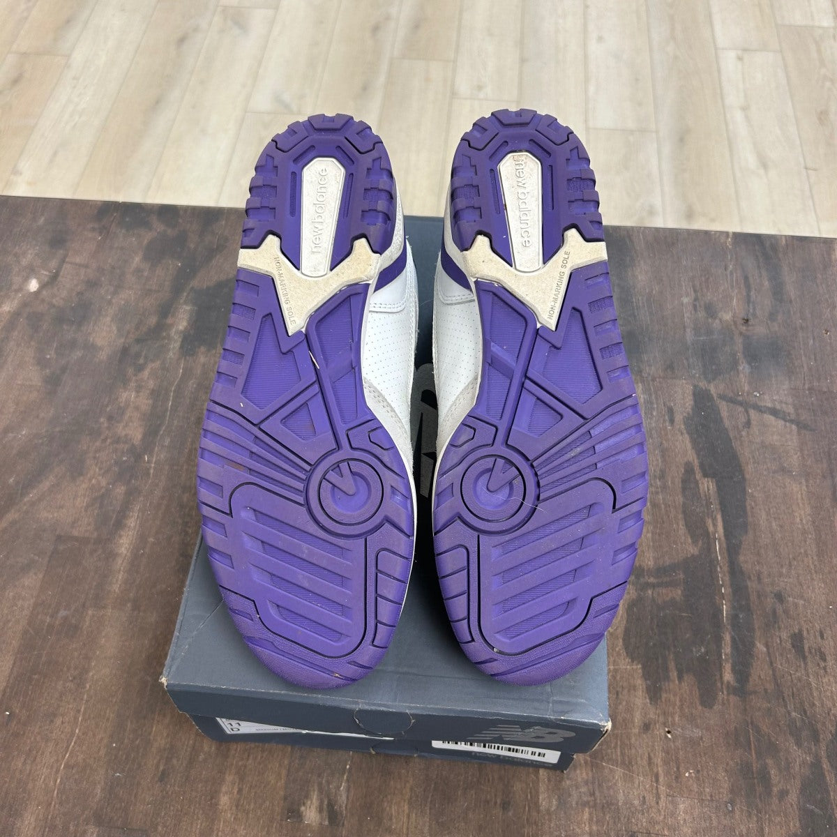 New Balance 550 White Purple - Image 5
