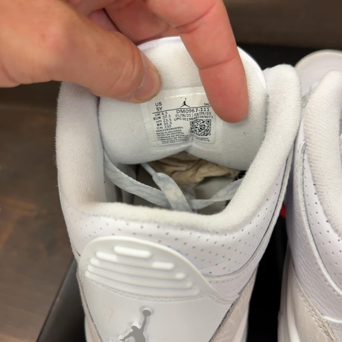 Jordan 3 Retro Pure Money (2025) (GS) Size 5Y (Pre-Owned) - aux