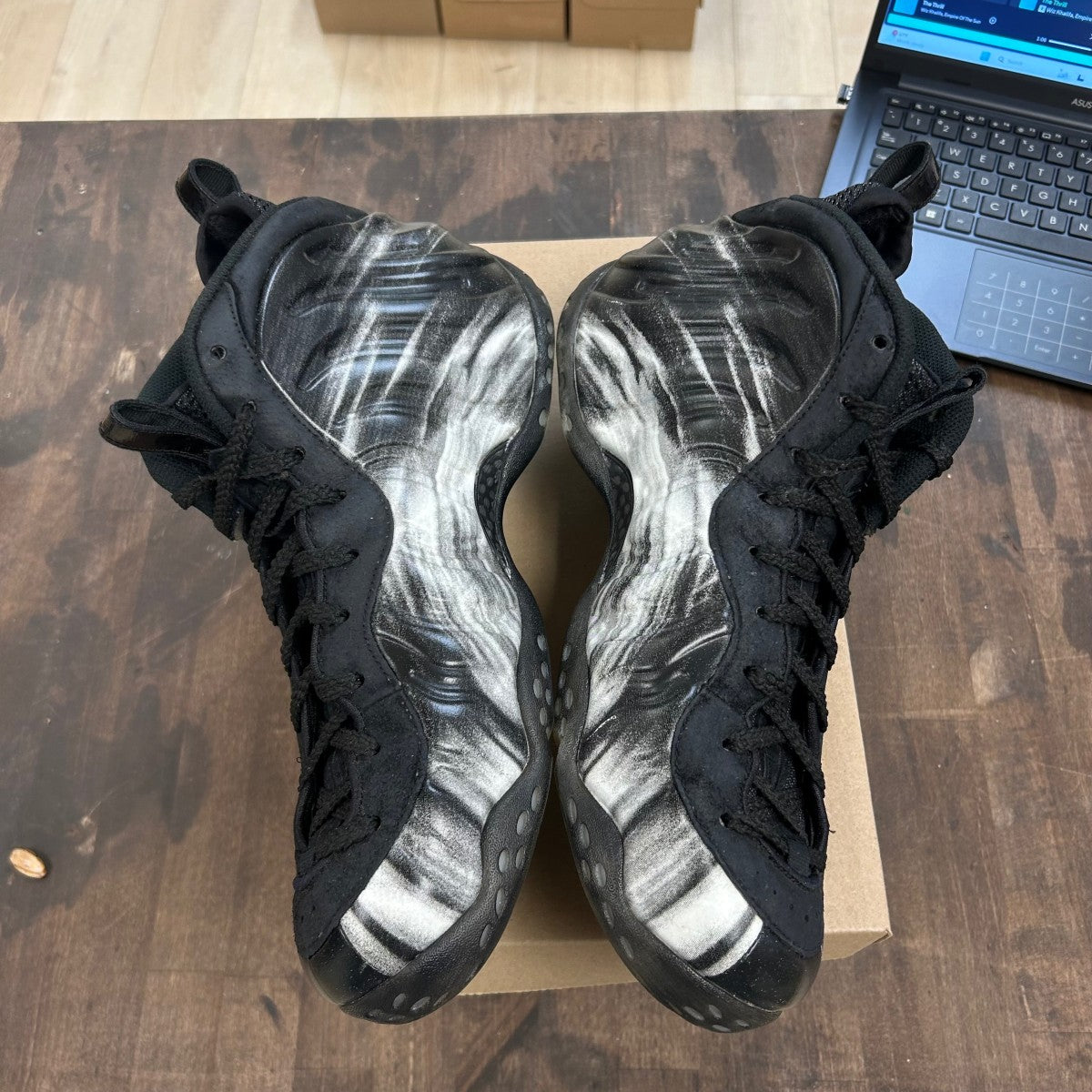 Nike Air Foamposite One Dream A World Black Size 13 (Pre-Owned) - Image 3