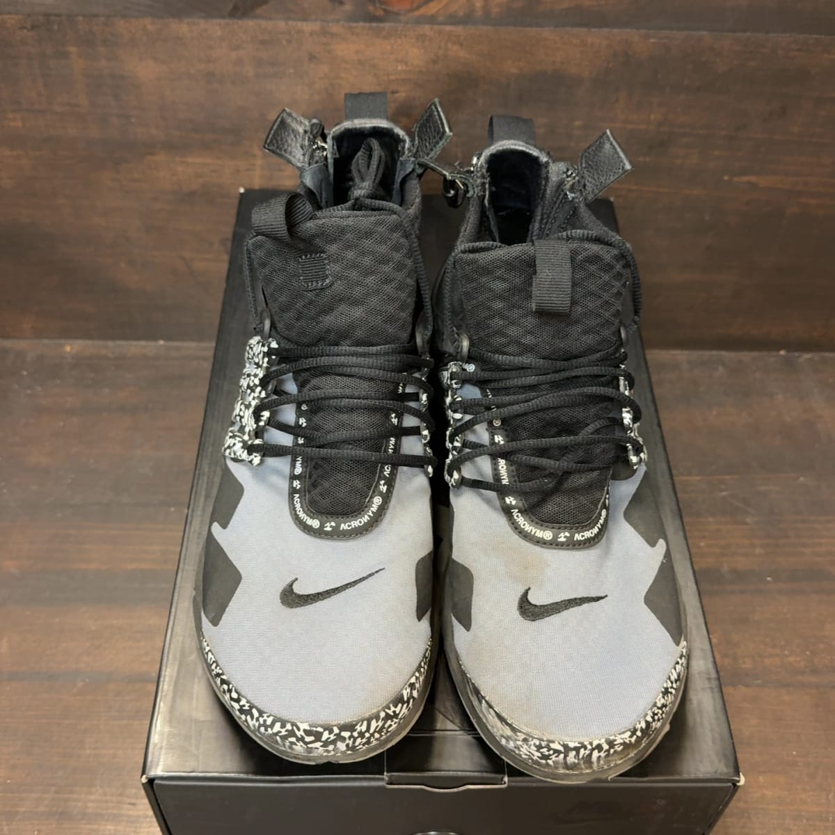 Nike Air Presto Mid Acronym Cool Grey Size 11 (Pre-Owned) - tag