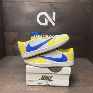 Jordan 1 Retro Low OG SP Travis Scott Canary (Women's) Size 11W (Pre-Owned) - front