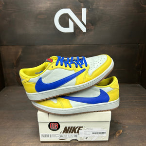 Jordan 1 Retro Low OG SP Travis Scott Canary (Women's) - Image 1
