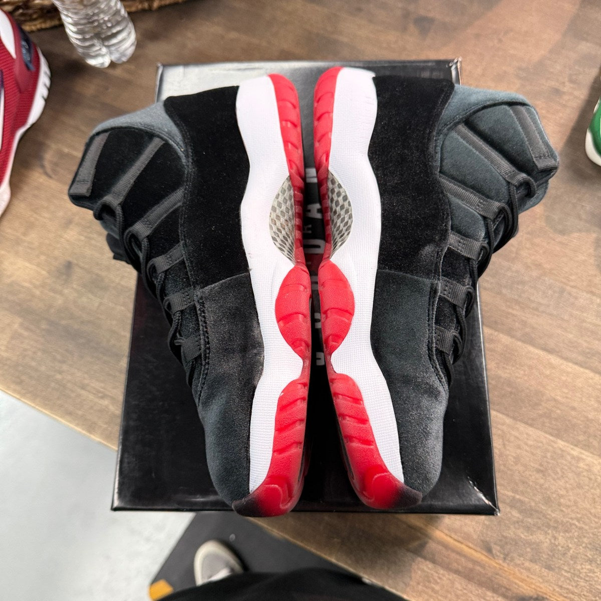 Jordan 11 Retro Bred Velvet (Women's) - Image 3
