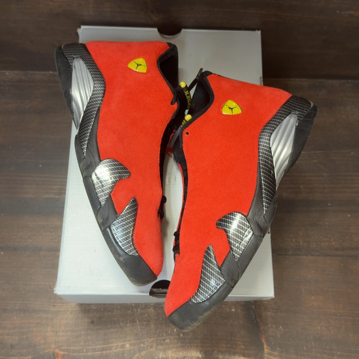 Jordan 14 Retro Ferrari (2025) Size 8.5 (Pre-Owned) - back