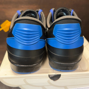 Jordan 2 Retro Low SP Off-White Black Blue Size 13 (Pre-Owned) - aux