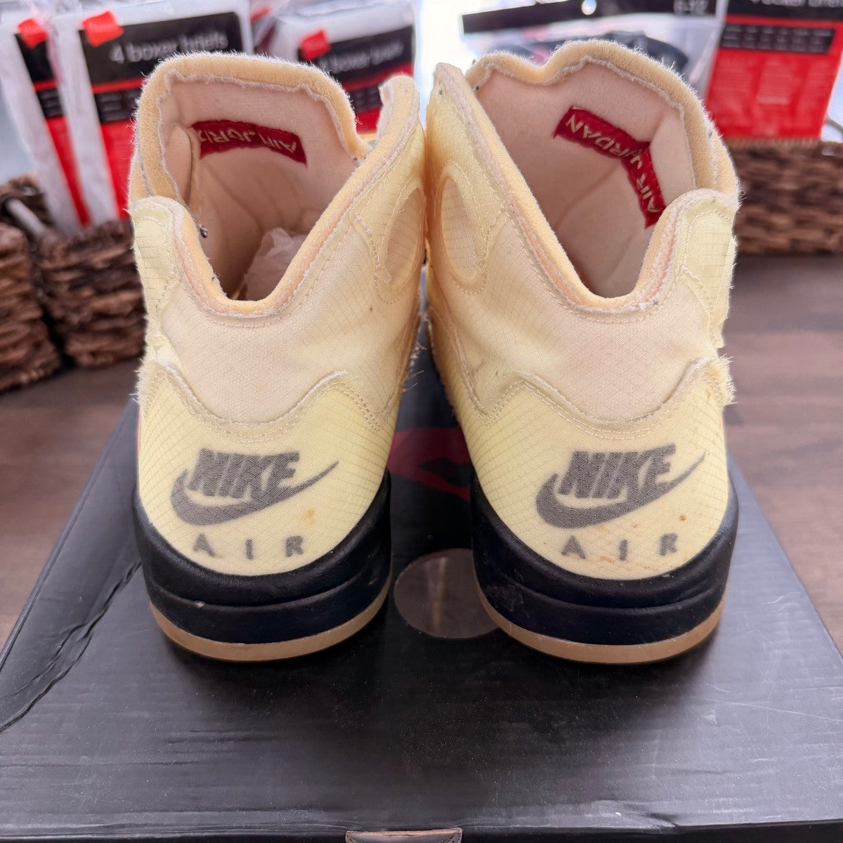 Jordan 5 Retro Off-White Sail - Image 4
