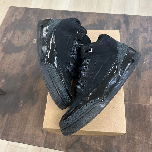 Jordan 3 Retro Black Cat (2025) Size 11 (Pre-Owned) - Image 1