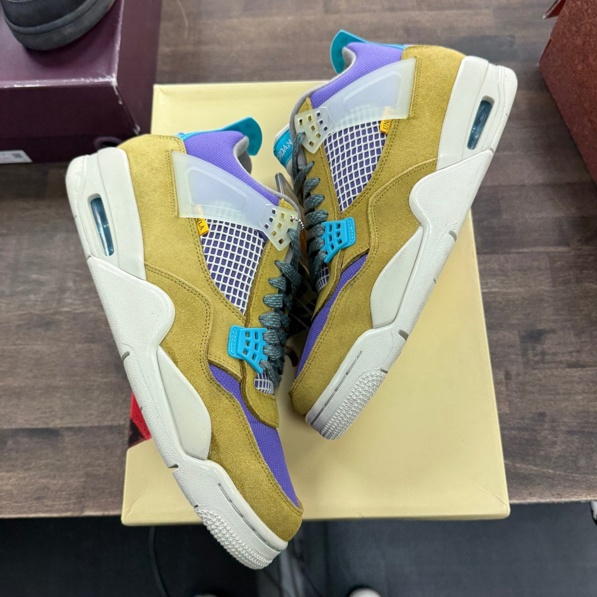 Jordan 4 Retro SP 30th Anniversary Union Desert Moss - Image 1