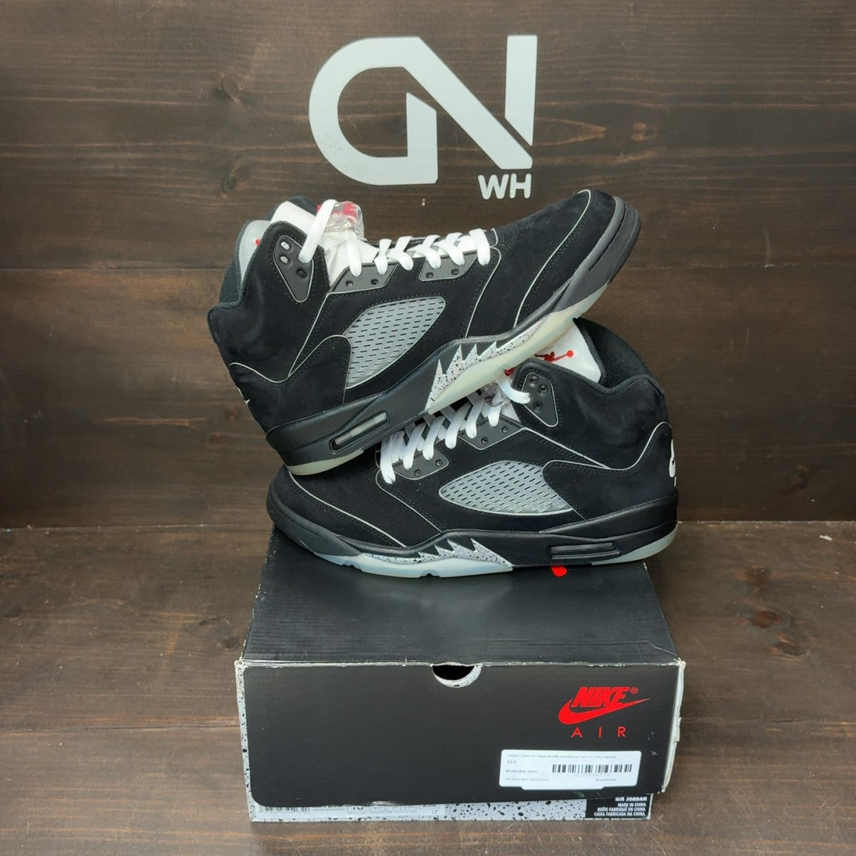 Jordan 5 Retro OG Black Metallic Reimagined - Image 1
