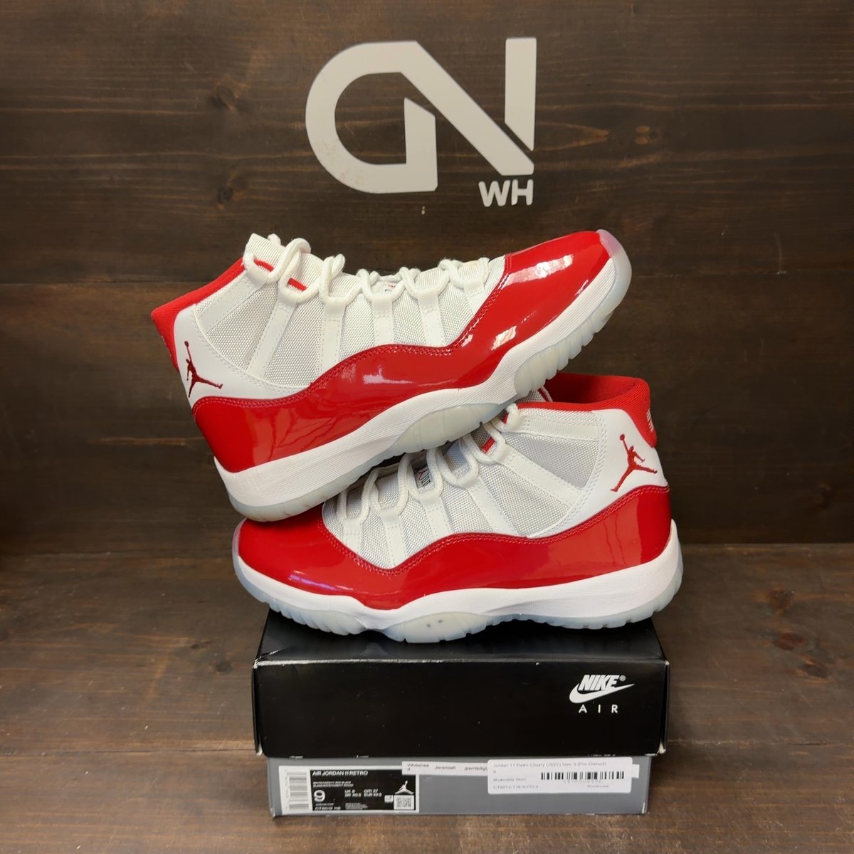 Jordan 11 Retro Cherry (2022) Size 9 (Pre-Owned) - front