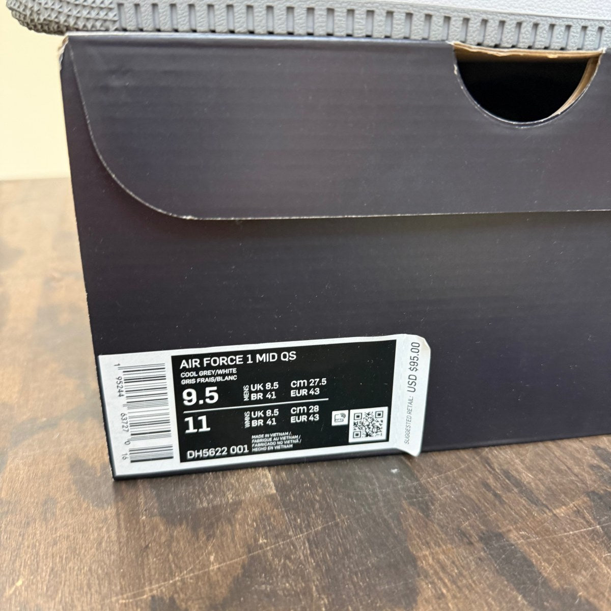 Nike Air Force 1 Mid QS Jewel NYC Cool Grey - Image 6