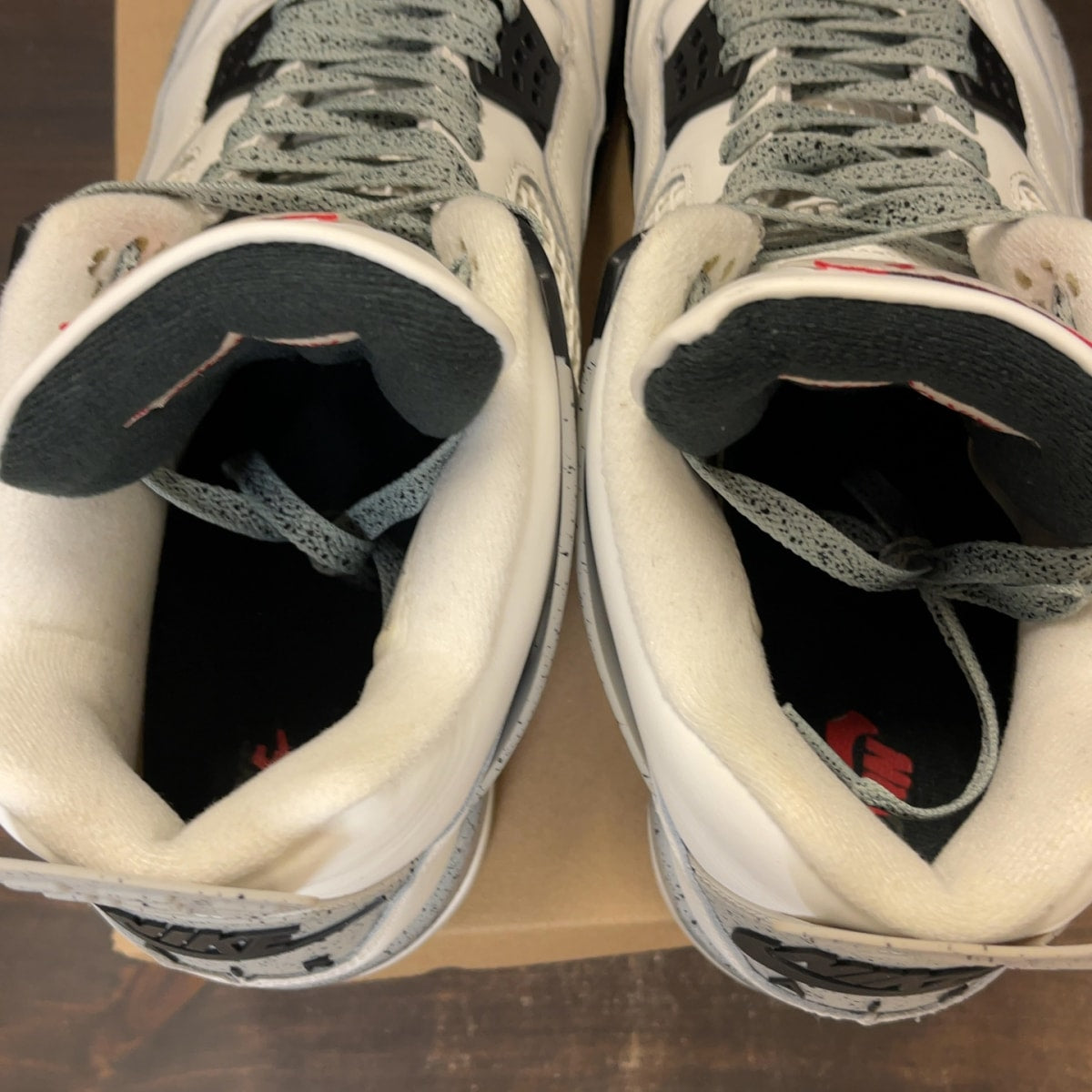 Jordan 4 Retro White Cement (2025) Size 14 (Pre-Owned) - Image 6