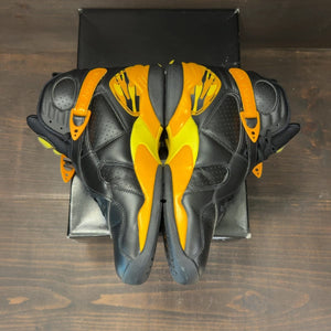 Jordan 8 Retro Taxi Yellow Black (Women's) Size 10W (Pre-Owned) - aux