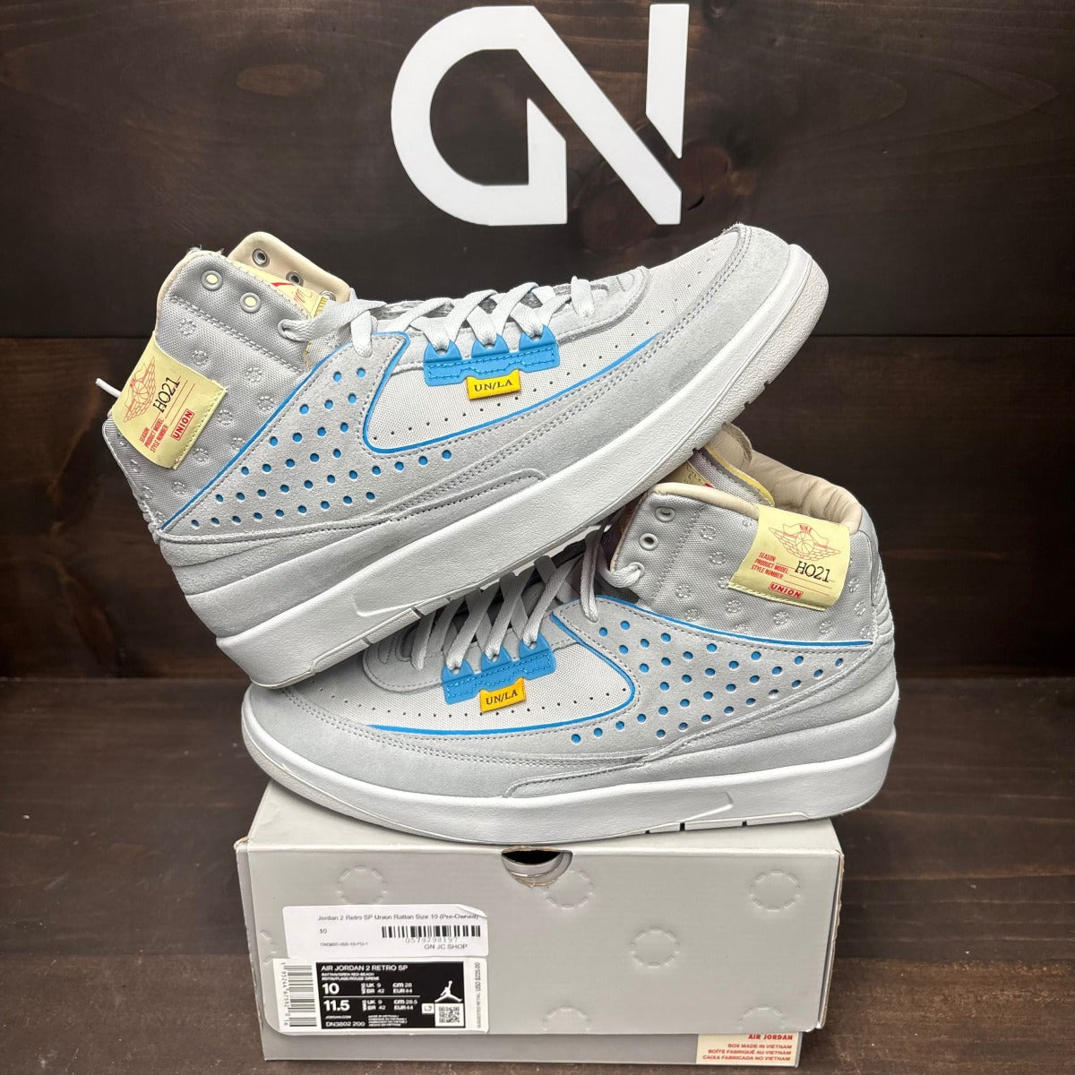 Jordan 2 Retro SP Union Grey Fog - Image 1