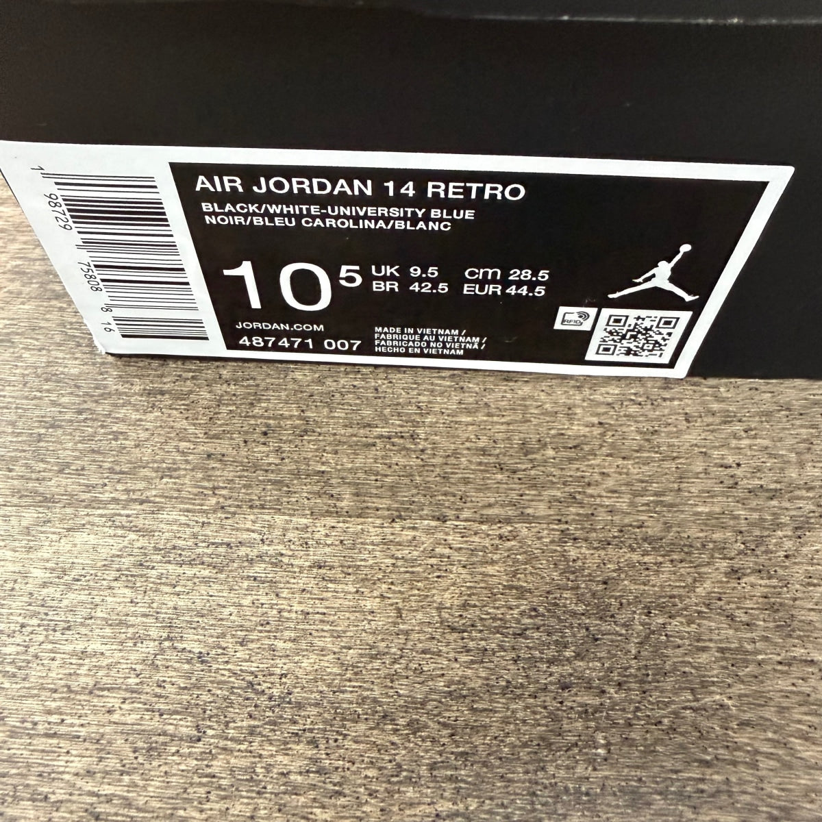 Jordan 14 Retro Black University Blue (2026) - Image 6