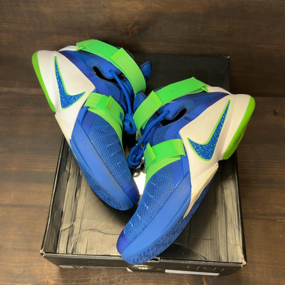 Nike Lebron Soldier 9 'Sprite' Size 12 (Pre-Owned) - Image 2