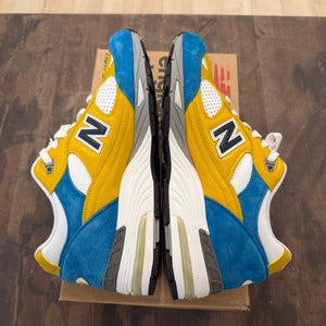 New Balance 991 MiUK SNS Blue Yellow - Image 4