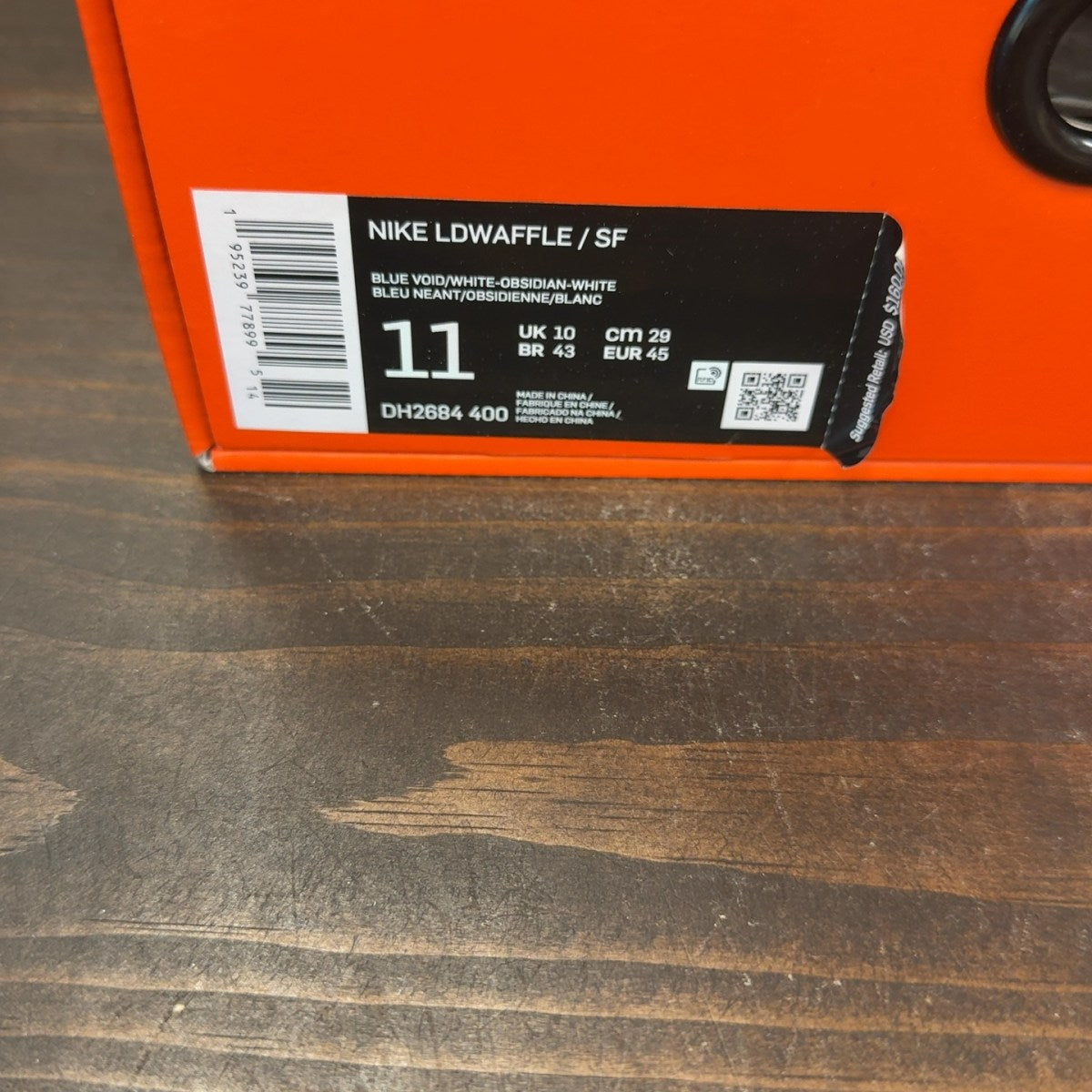 Nike LD Waffle SF sacai Fragment Blue Void - Image 8
