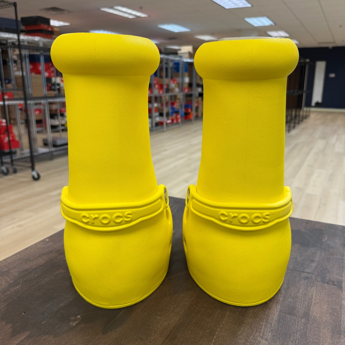 MSCHF x Crocs Big Red Boot (Yellow) Size 7 (Pre-Owned) - Image 6
