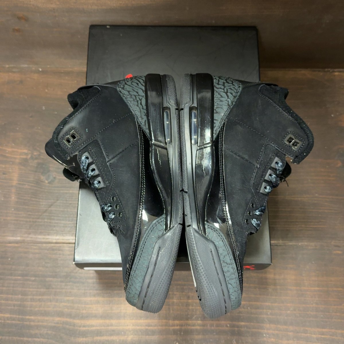 Jordan 3 Retro Black Cat (2025) (GS) Size 6.5Y (Pre-Owned) - aux