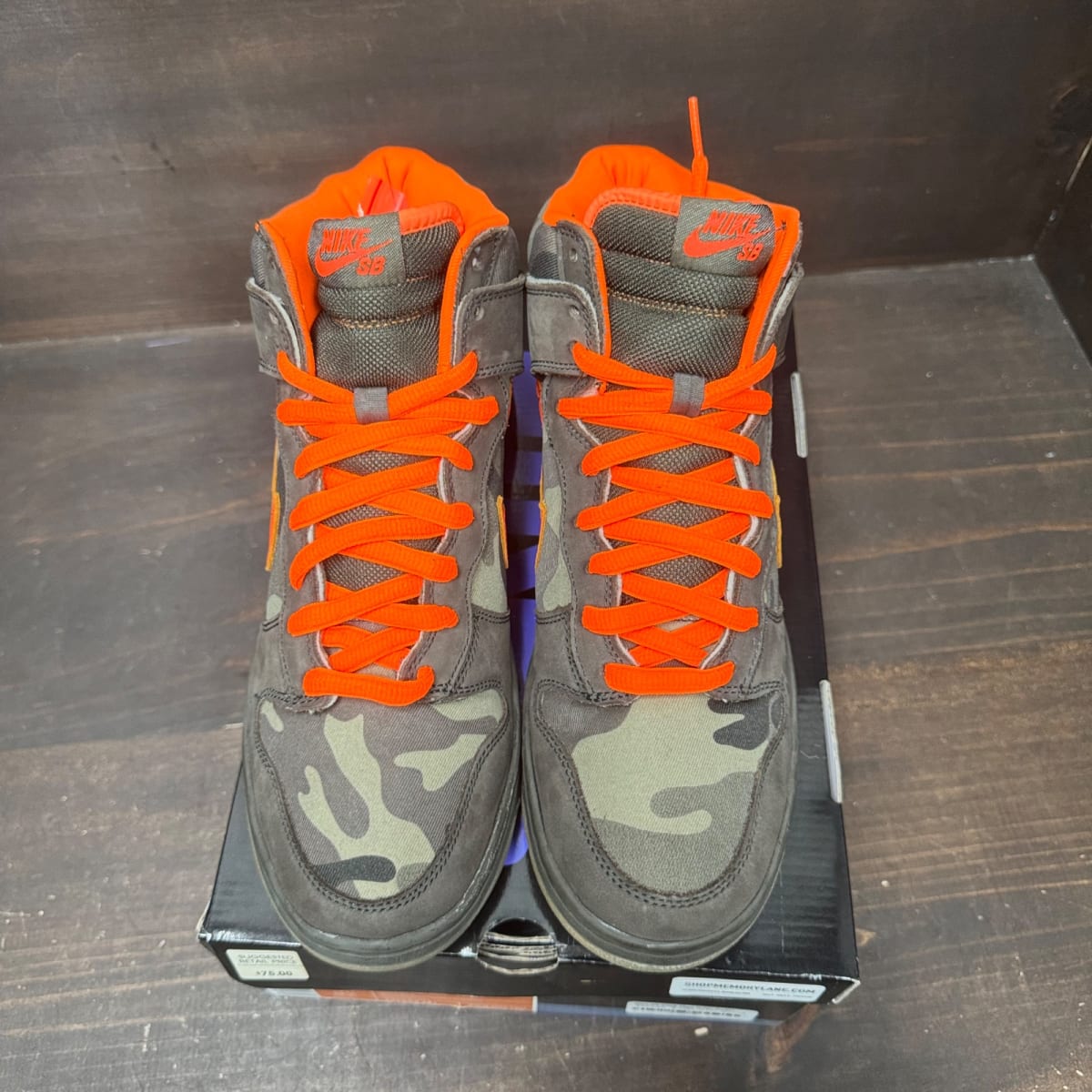 Nike SB Dunk High Brian Anderson Camo Size 9.5 (Pre-Owned) - side
