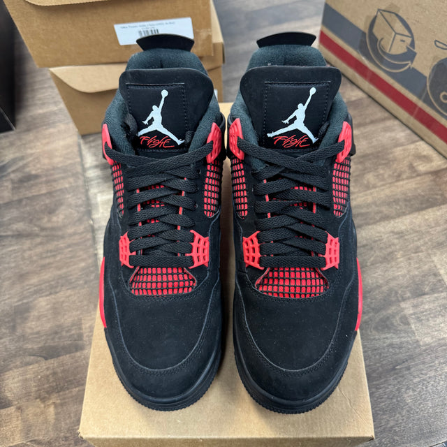 Red Thunder Jordan 4 Retro (USED, No Box)