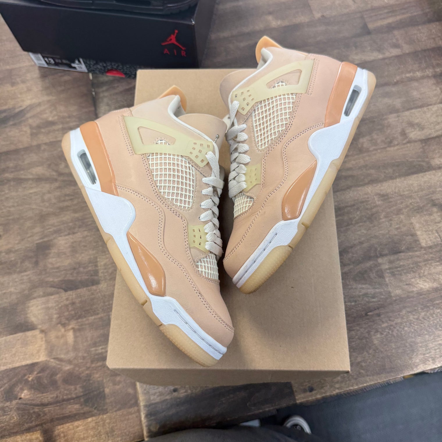 Shimmer Jordan 4 Retro (W) (USED, No Box)