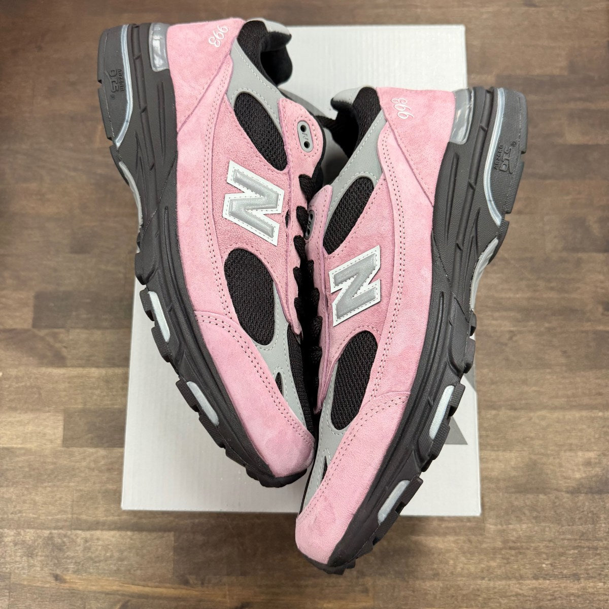 New Balance 993 MiUSA Pink Taffy - Image 1