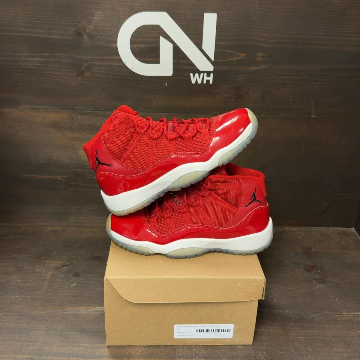 Jordan 11 Retro Win Like 96 (GS) Size 6Y (Pre-Owned) - Image 1