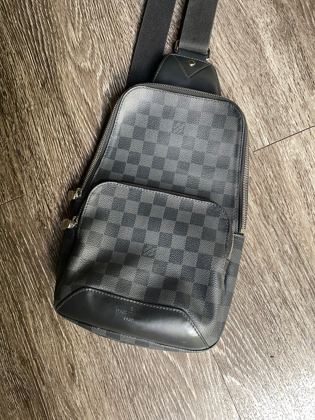 Louis Vuitton Black Avenue Damier Sling Bag (USED)