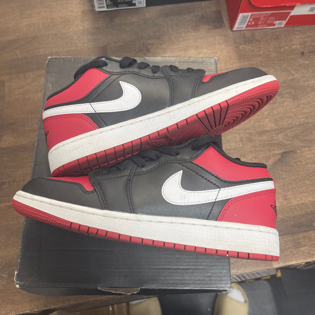 Alternate Bred Toe Jordan 1 Low (GS) (USED)