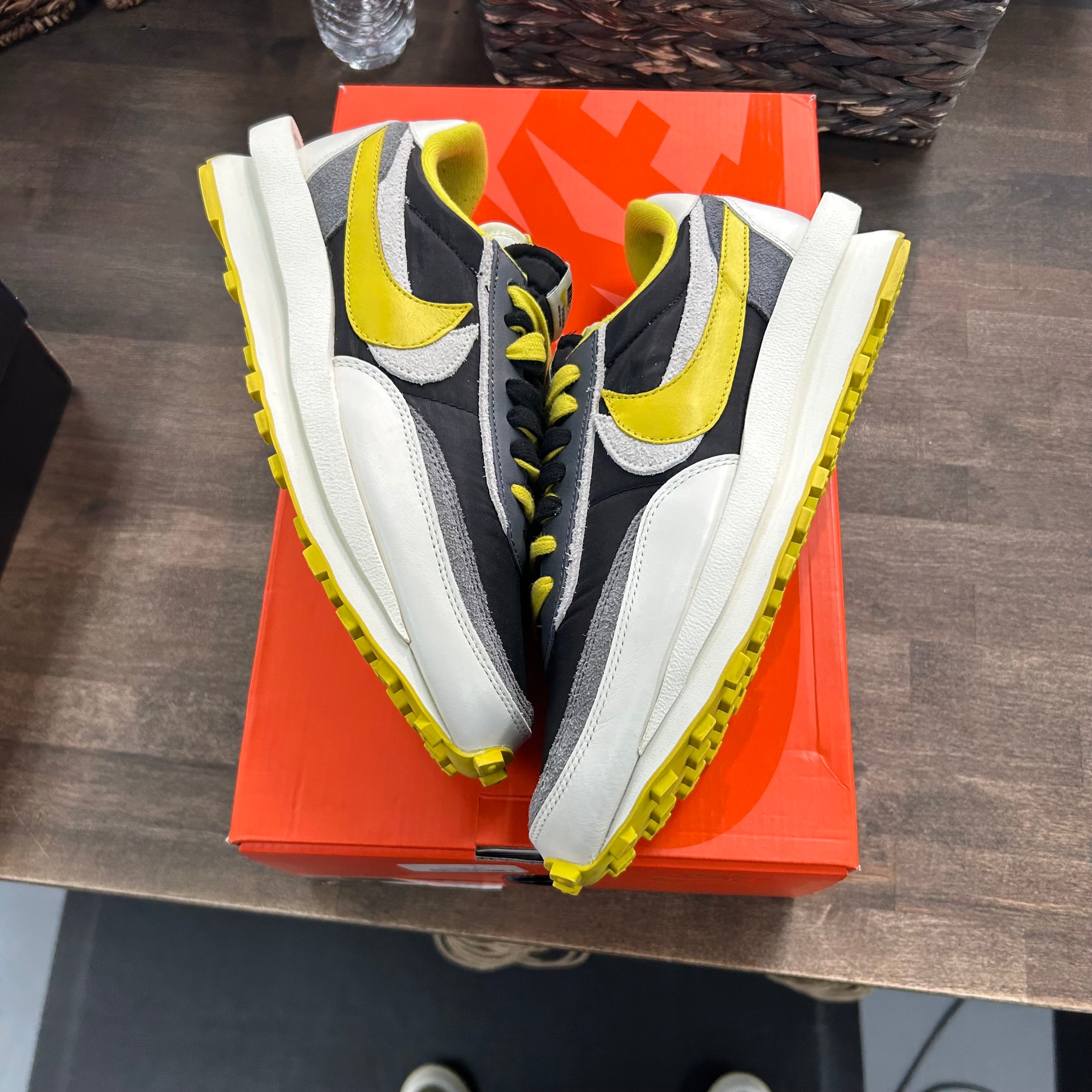 Nike LD Waffle sacai Undercover Black Bright Citron (US 10) (USED) Size 10 (Pre-Owned) - Image 1