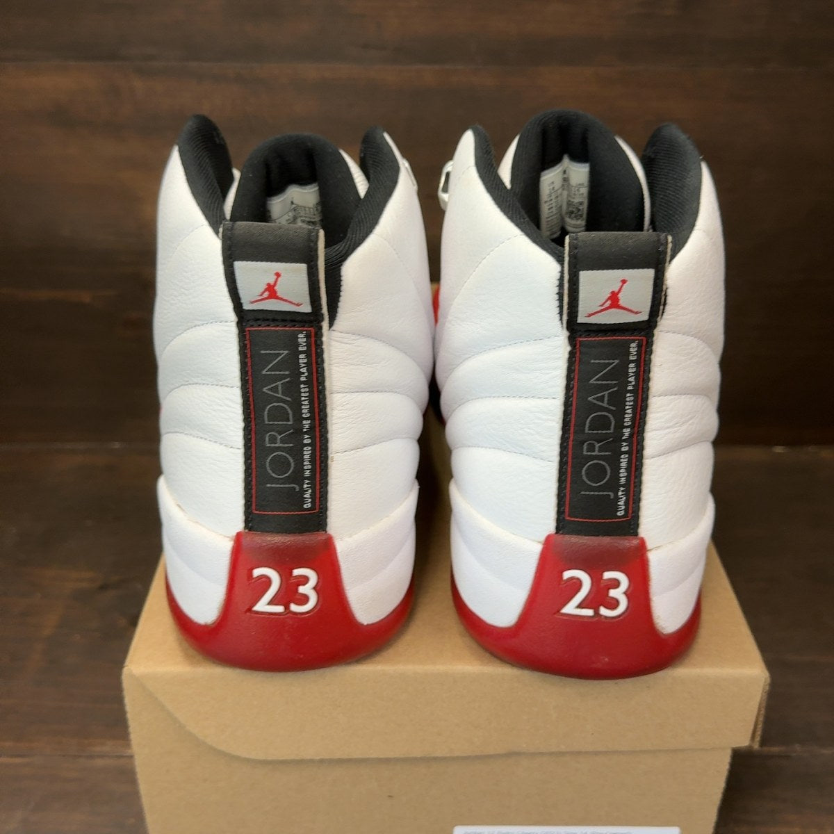 Jordan 12 Retro Cherry (2023) Size 14 (Pre-Owned) - Image 5