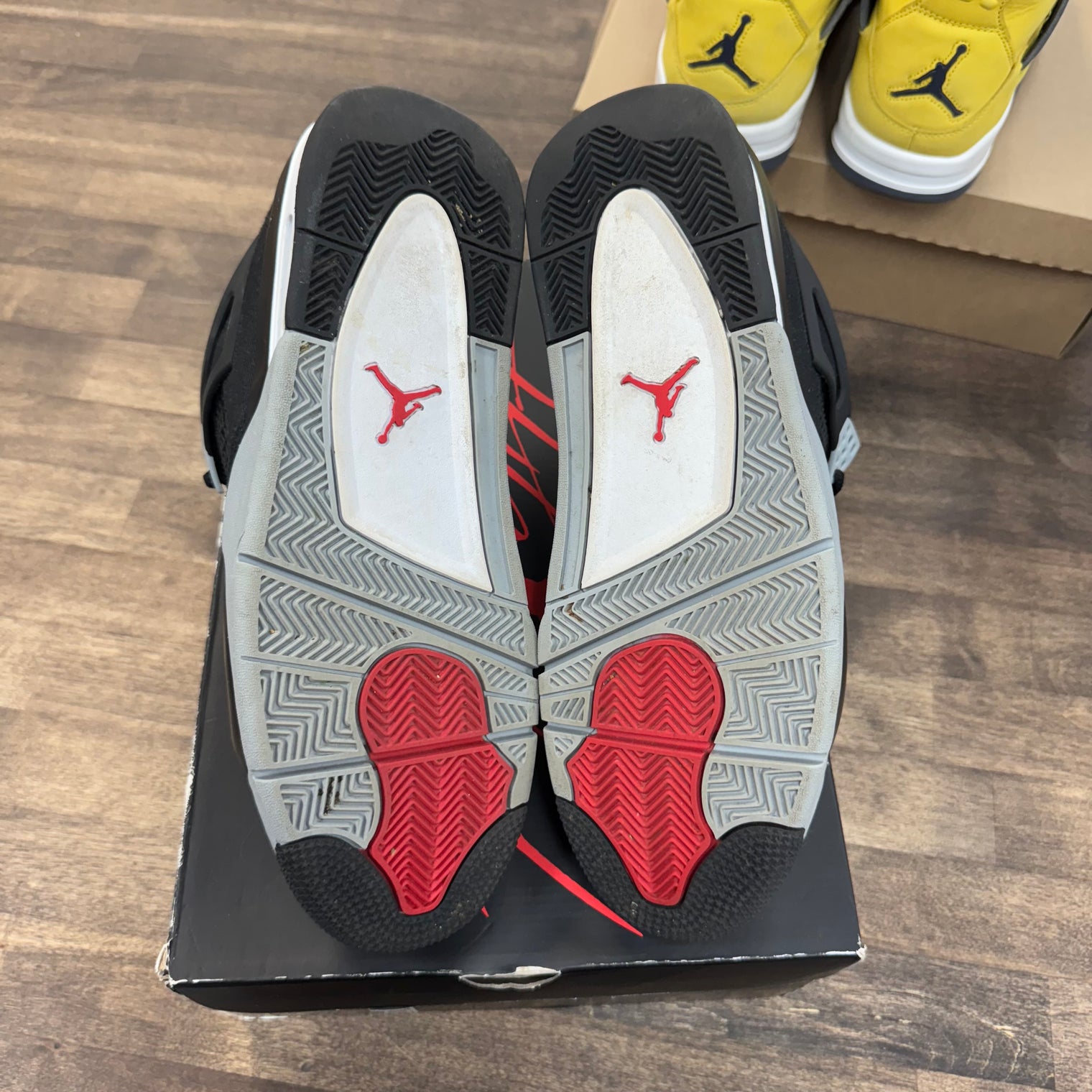 Black Canvas Jordan 4 Retro (USED)