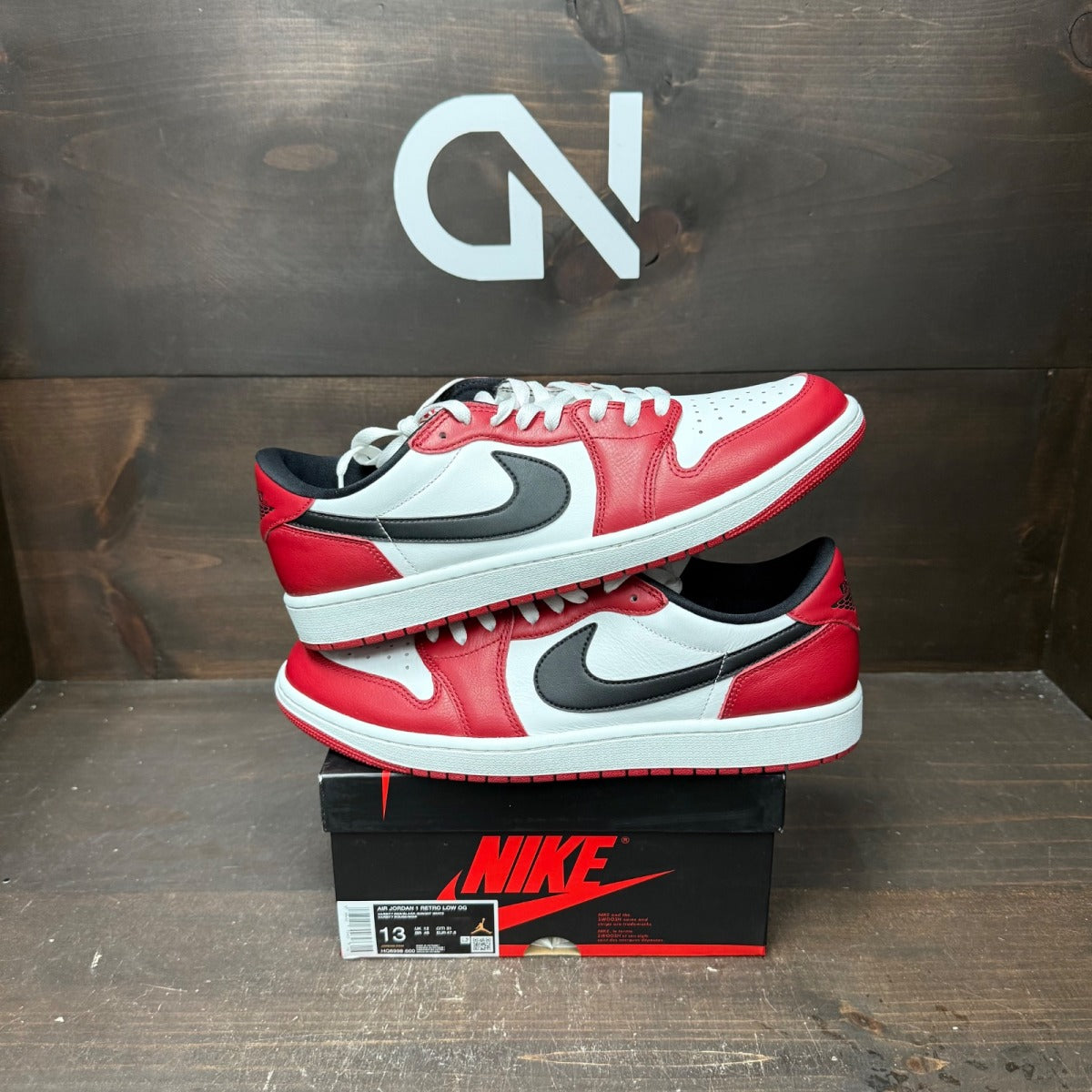 Jordan 1 Retro Low OG Chicago (2025) Size 13 (Pre-Owned) - front