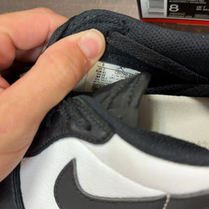 Jordan 1 Retro Low OG Black Toe (2023) Size 8 (Pre-Owned) - aux