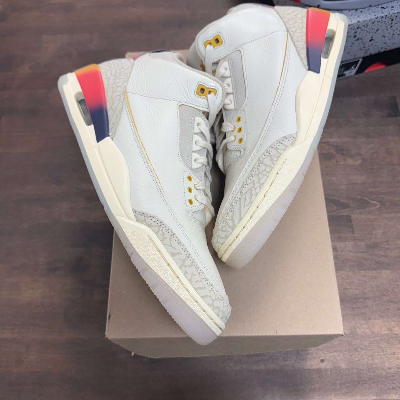 J Balvin x Jordan 3 Retro Sunset (USED, No Box)