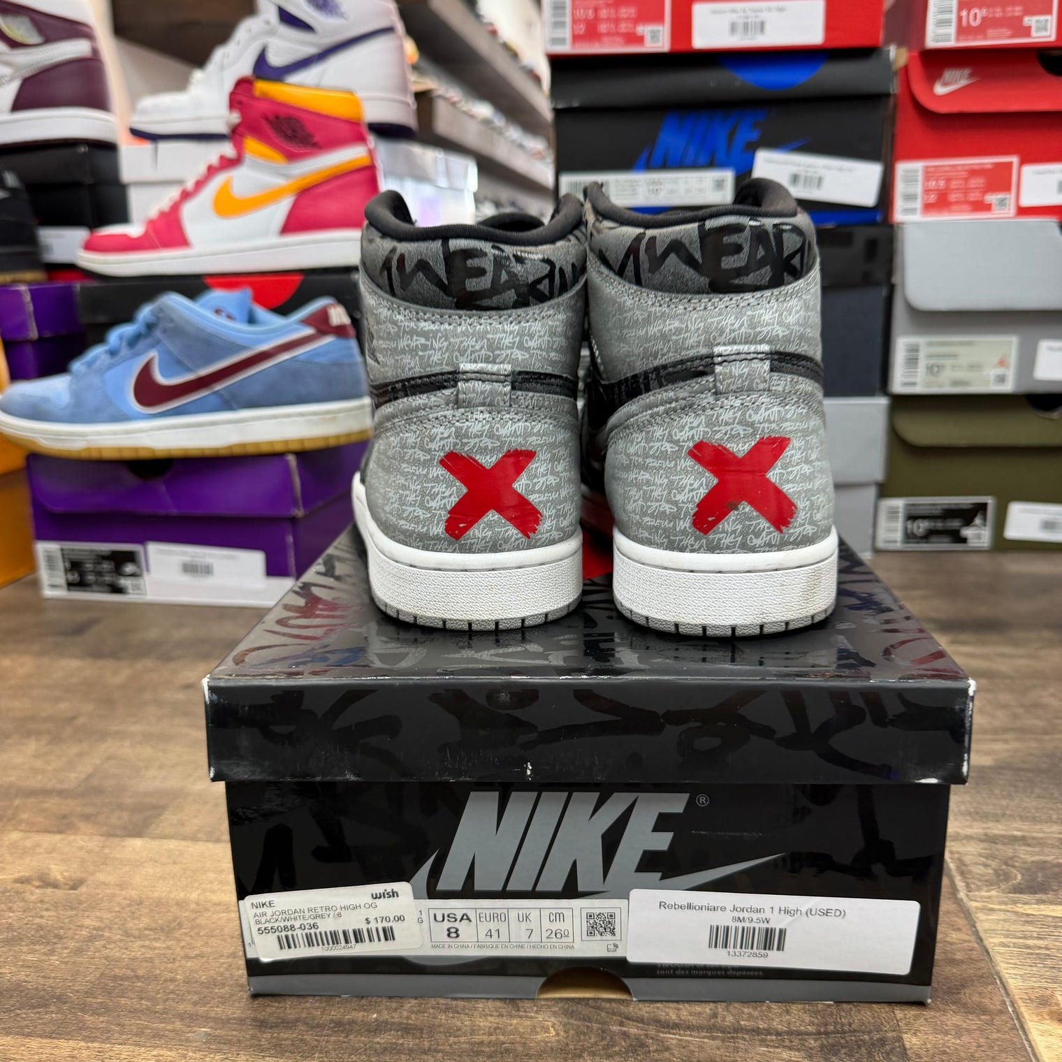 Rebellioniare Jordan 1 High (USED)