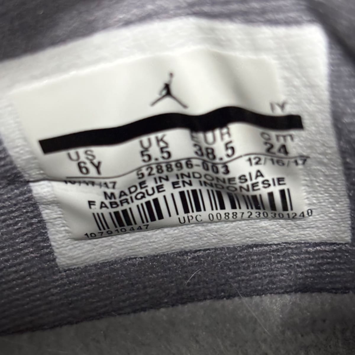 Jordan 11 Retro Low Cool Grey (GS) Size 6Y (Pre-Owned) - aux