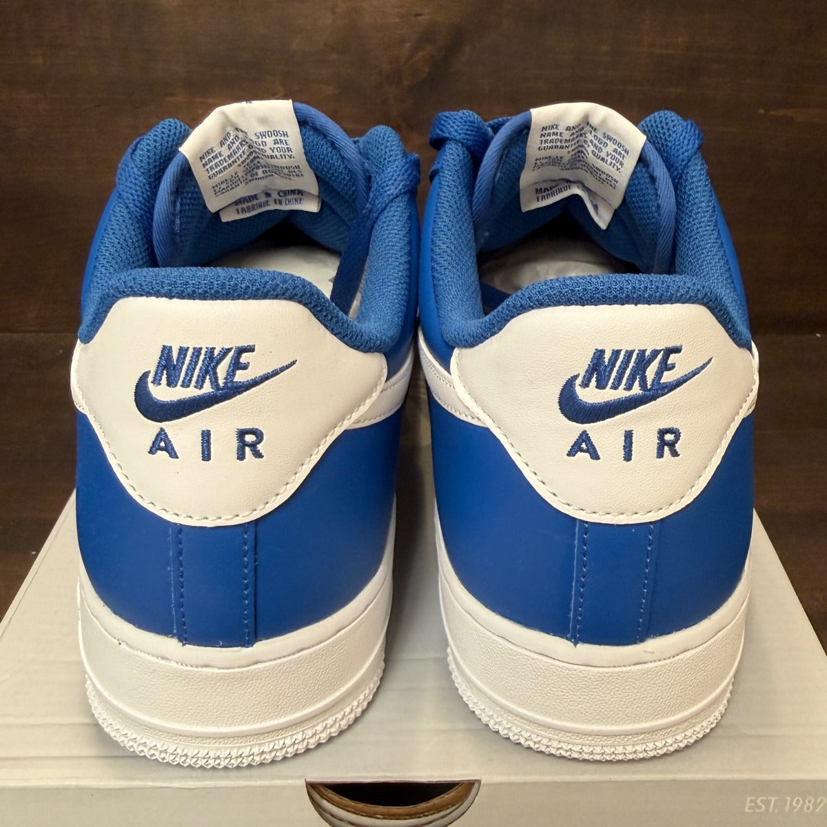 Nike Air Force 1 Low '07 College Blue White - Image 4