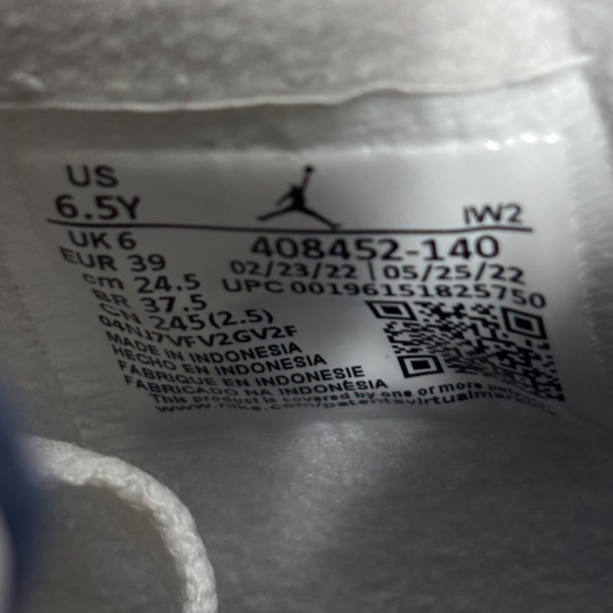 Jordan 4 Retro Midnight Navy (GS) Size 6.5Y (Pre-Owned) - aux