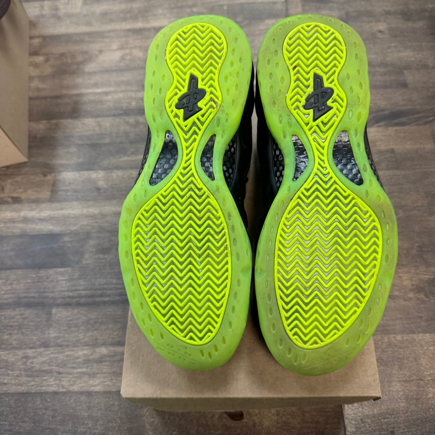 Black Volt Foamposite One (USED, No Insoles, No Box)