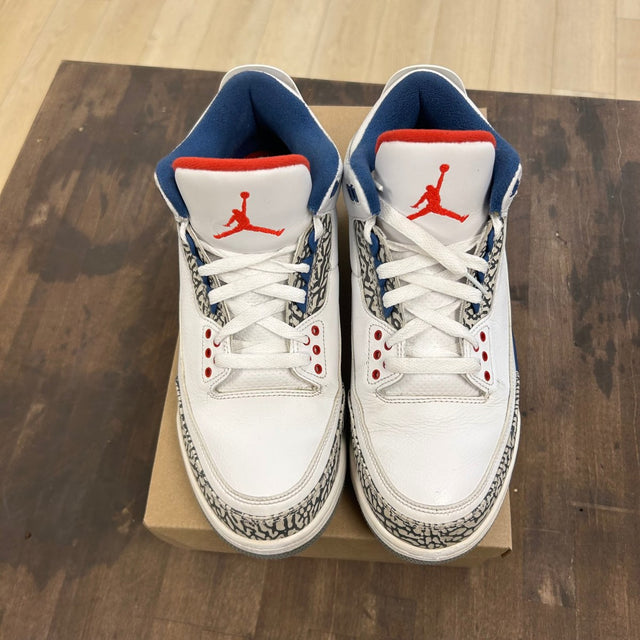 Jordan 3 Retro True Blue (2016) Size 10 (Pre-Owned) - Image 2