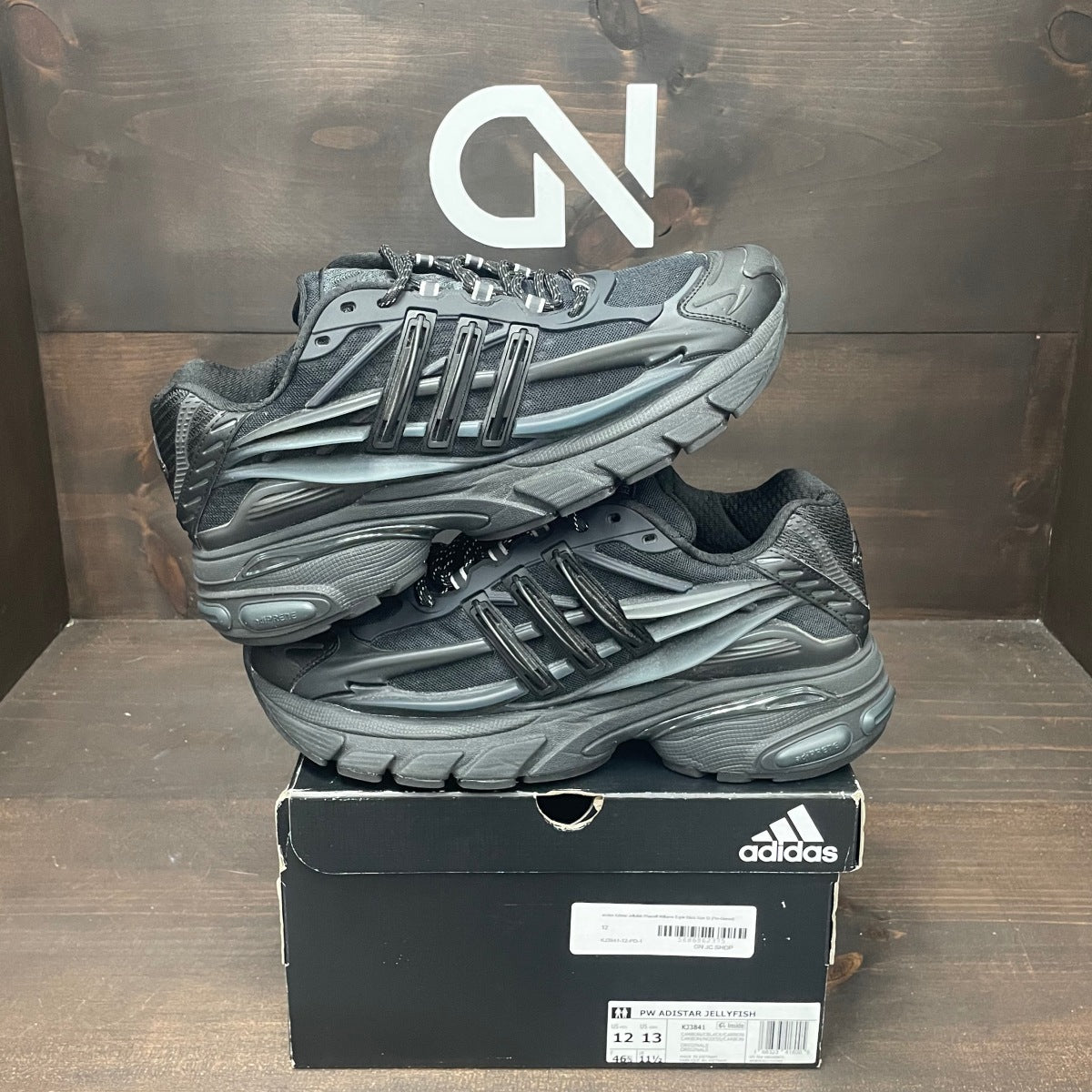 adidas Adistar Jellyfish Pharrell Williams Triple Black - Image 1