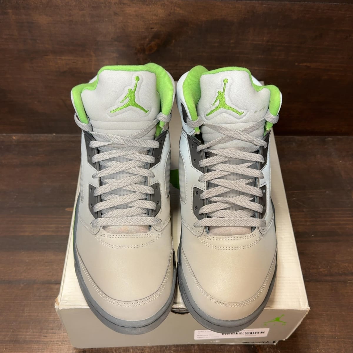 Jordan 5 Retro Green Bean (2022) Size 11 (Pre-Owned) - tag