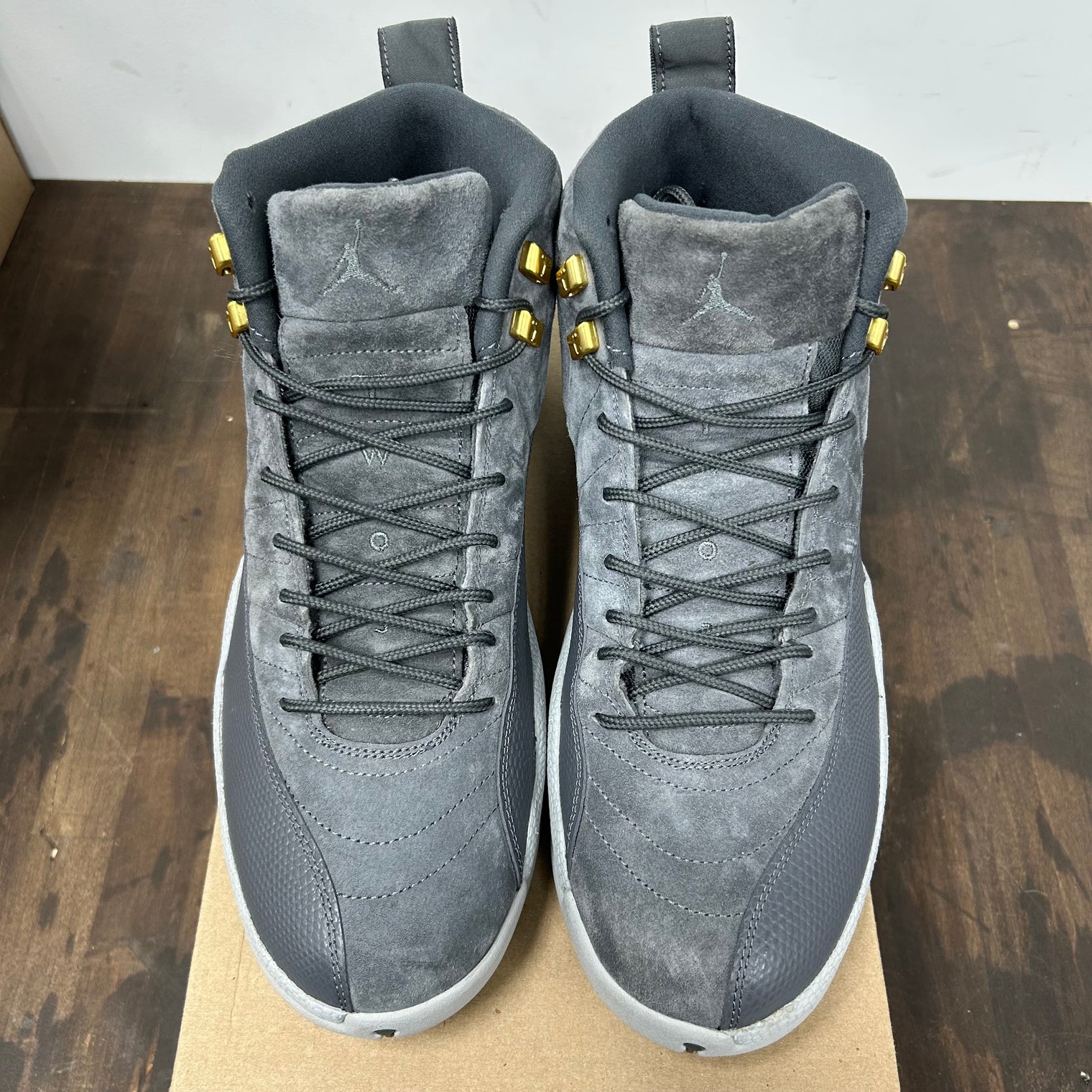 Dark Grey Jordan 12 (Used, No Box)