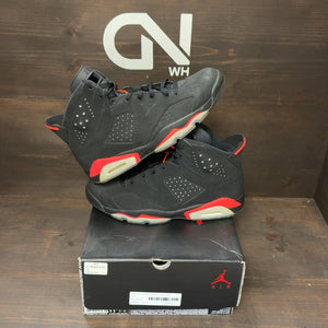 Jordan 6 Retro Infrared Black (2014) Size 11.5 (Pre-Owned) - front