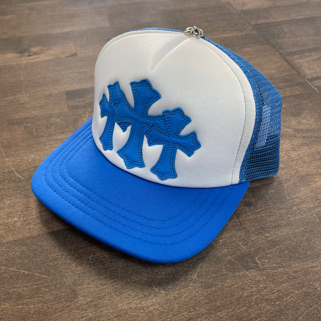Chrome Hearts Ultra Blue Cemetery Trucker