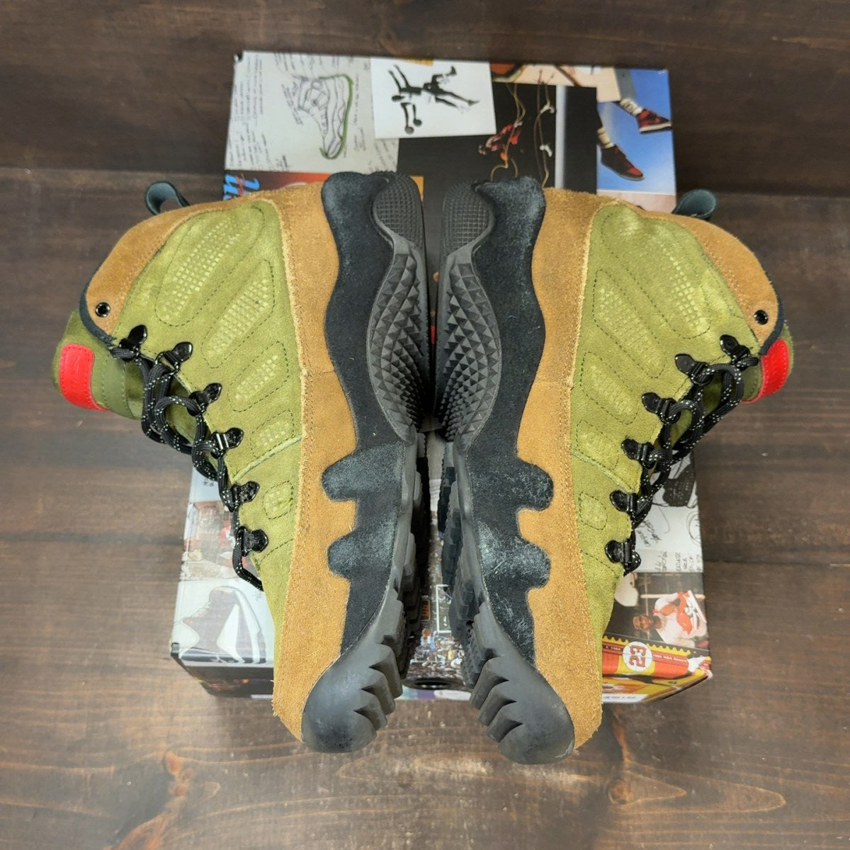 Jordan 9 Retro Boot NRG Military Brown - Image 4