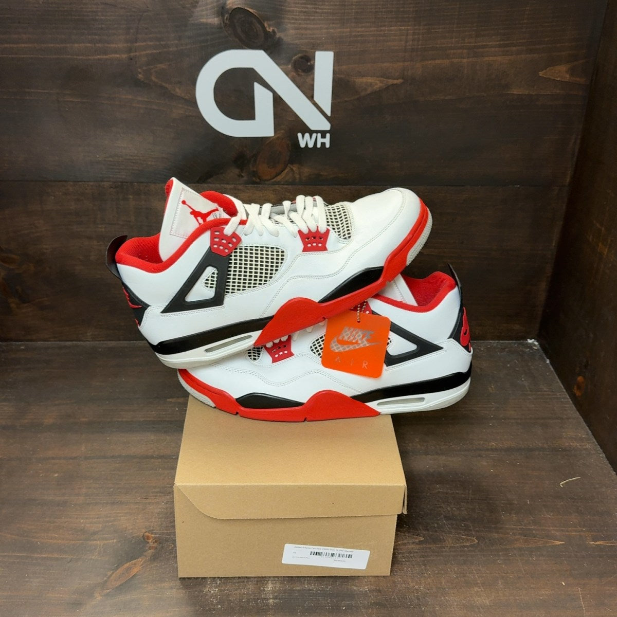 Jordan 4 Retro Fire Red (2020) Size 15 (Pre-Owned) - Image 1